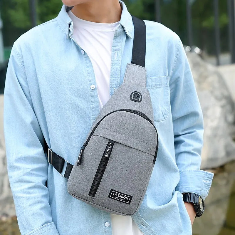 "Man Purse 2.0: The Stylishly Suspicious Sidekick for Your Outdoor Shenanigans!"